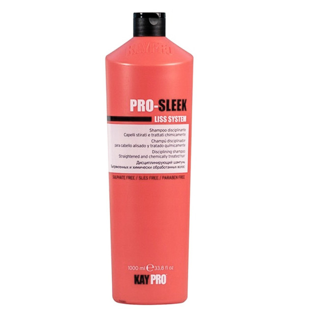 Поддържащ изглаждащ шампоан за супер гладка коса KAYPRO Liss System Pro-Sleek Shampoo 1000ml
