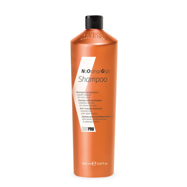 Шампоан за тъмна коса против нежелани оранжеви оттенъци KAYPRO No Orange Gigs Anti-Orange Shampoo 1000ml 