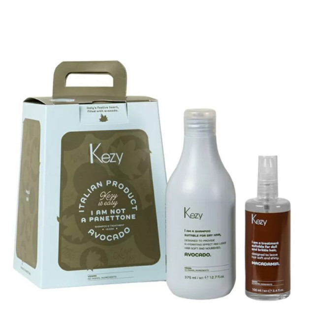 Хидратиращ комплект шампоан и флуид Kezy Avocado 375/100ml