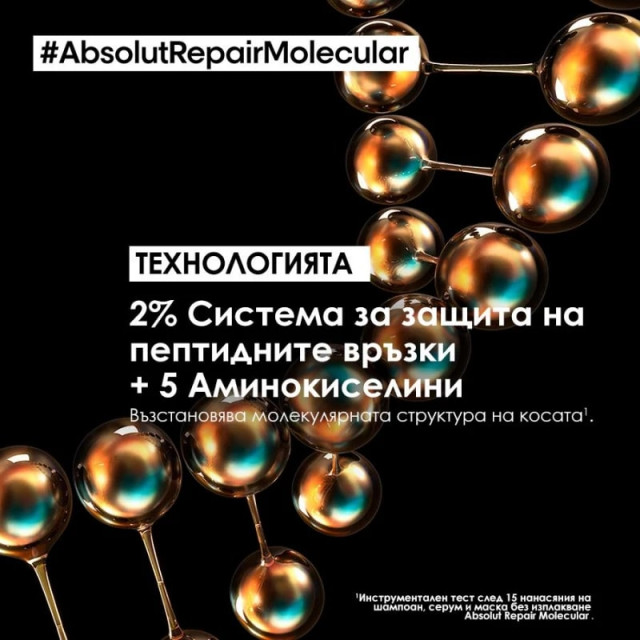 Шампоан за увредена коса Loreal Professionnel Absolut Repair Molecular Shampoo 300ml