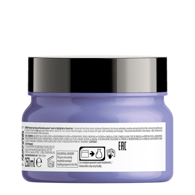 Изглаждаща и озаряваща маска за руса коса Loreal Professionnel Blondifier Mask 250ml