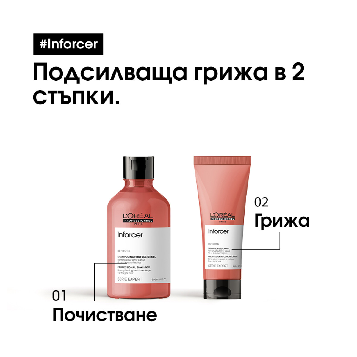 Подсилващ балсам против накъсване Loreal Professionnel Inforcer Conditioner 200ml