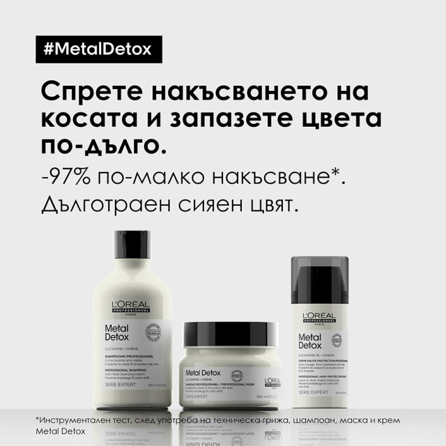 Термозащитен крем Loreal Professionnel Metal Detox High Protection Cream 100ml