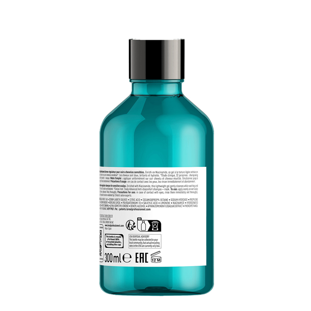 Дерморегулиращ шампоан за чувствителен скалп Loreal Professionnel Scalp Advanced Anti-Discomfort Shampoo 300ml