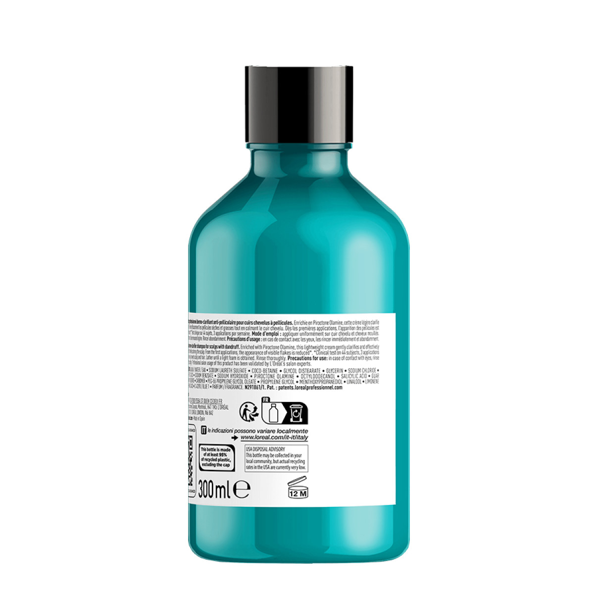 Почистващ шампоан против пърхот Loreal Professionnel Scalp Advanced Anti-Dandruff Shampoo 300ml