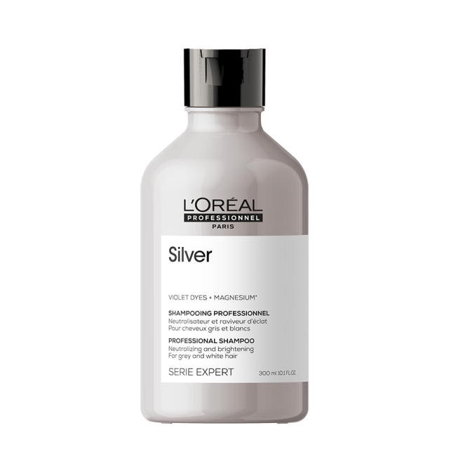 Неутрализиращ шампоан за сива и бяла коса Loreal Professionnel Silver Shampoo 300ml
