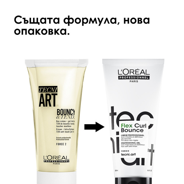 Крем-гел за оформяне на къдрици Loreal Professionnel Tecni Art Bouncy And Tender 150ml