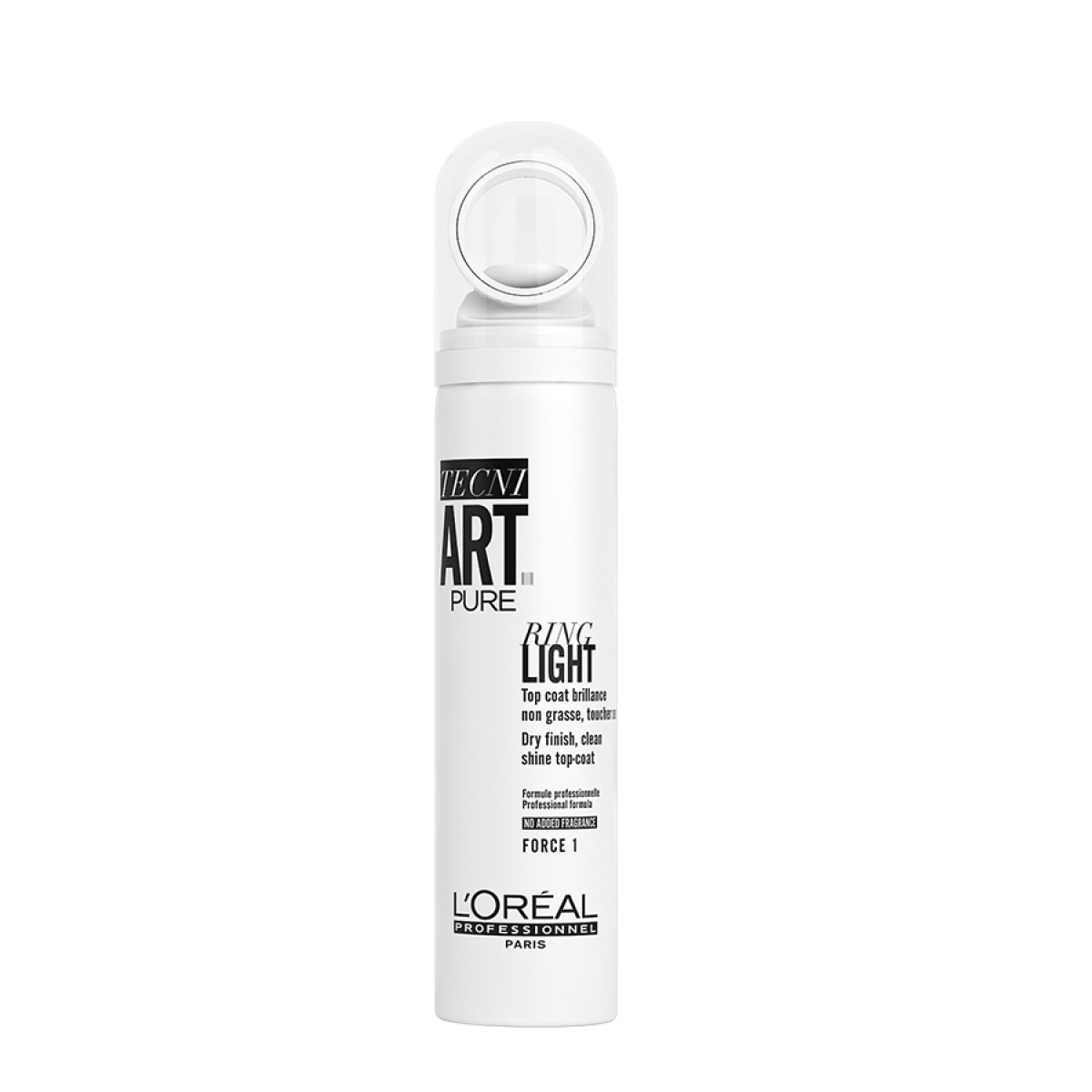 Спрей без аромат за блясък Loreal Professionnel Tecni Art Ring Light Top Coat Brilliance 150ml