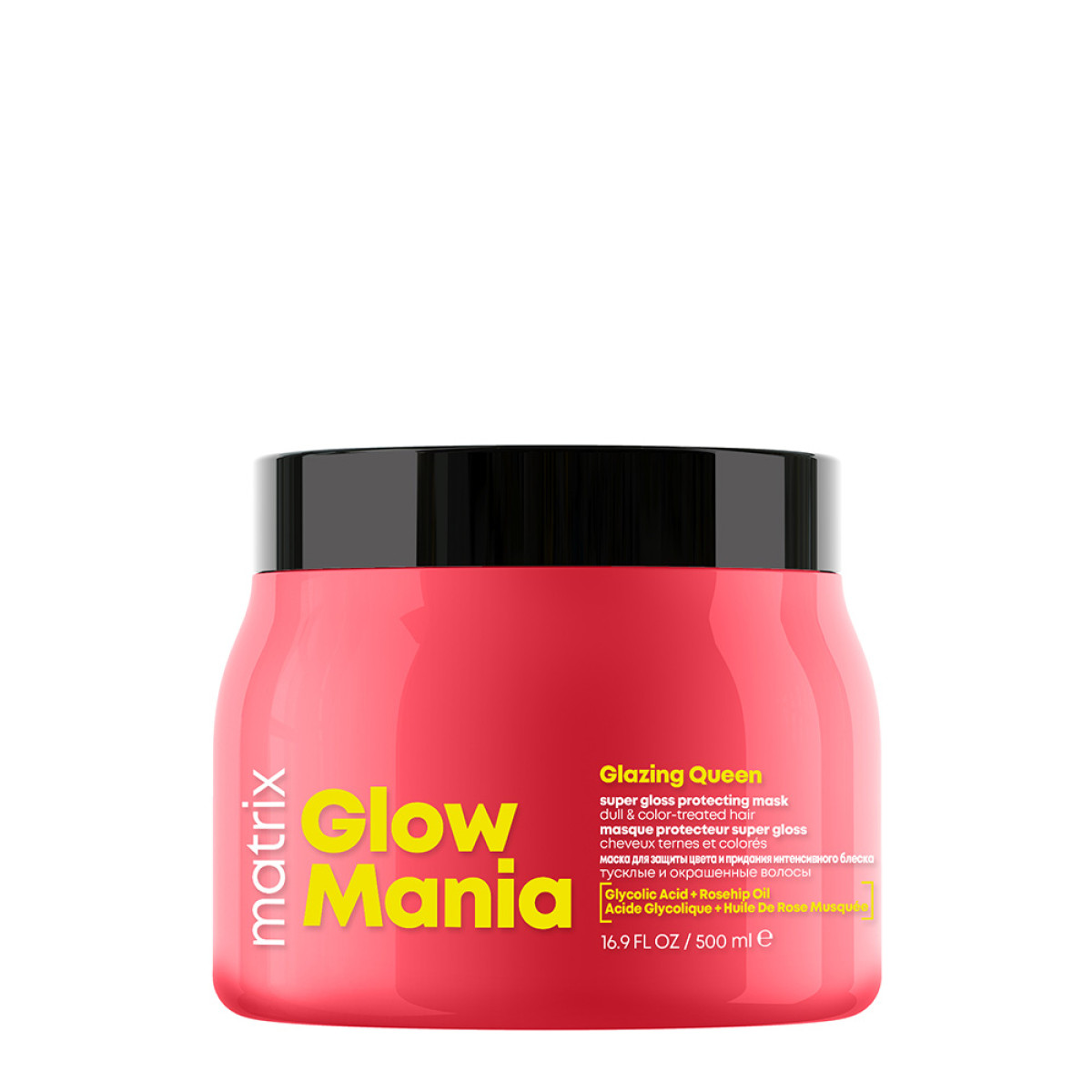 Ламинираща маска за защита на цвета и блясък Matrix Glow Mania 500ml