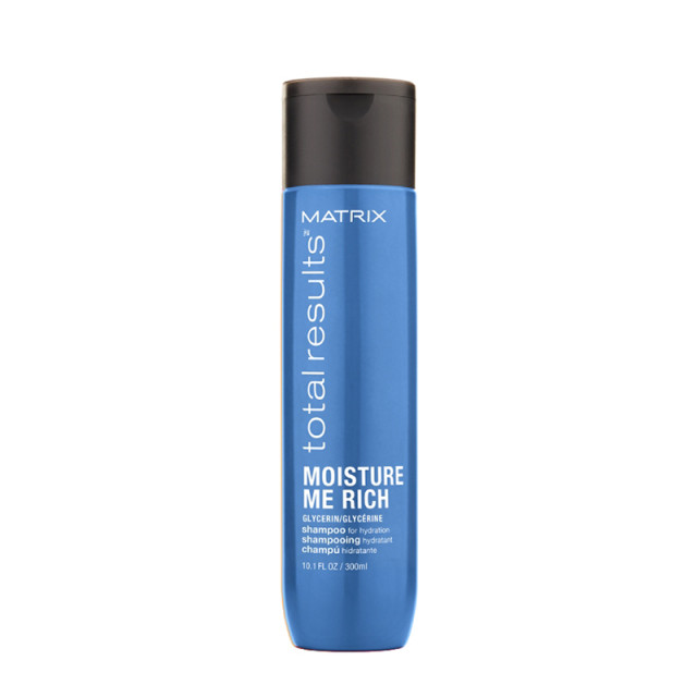 Хидратиращ шампоан с глицерин за суха коса Matrix Total Results Moisture Me Rich Shampoo 300ml