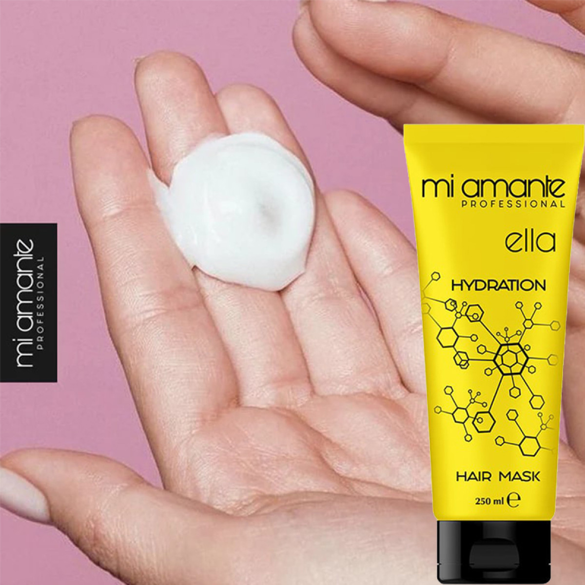 Хидратираща маска за суха и изтощена коса Mi Amante Ella Hydration Mask 250ml