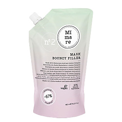 Уплътняваща маска с хиалуронова киселина за суха, увредена и фина коса Mimare Bouncy Filler Mask 480ml