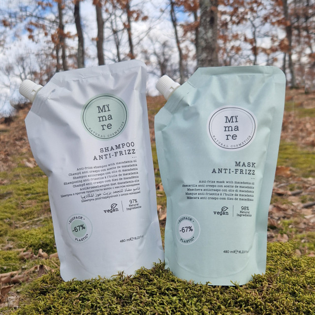 Анти-фриз маска с масло от макадамия Mimare Anti Frizz Mask 480ml