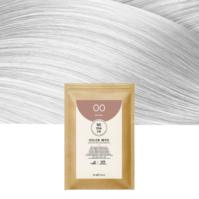 Натурална грижа и блясък без оцветяване Mimare Color Mud 40 гр - 00 Неутрално