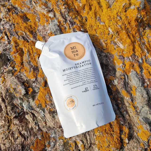 Хидратиращ шампоан за суха и хвърчаща коса Mimare Moisturization Shampoo 480ml
