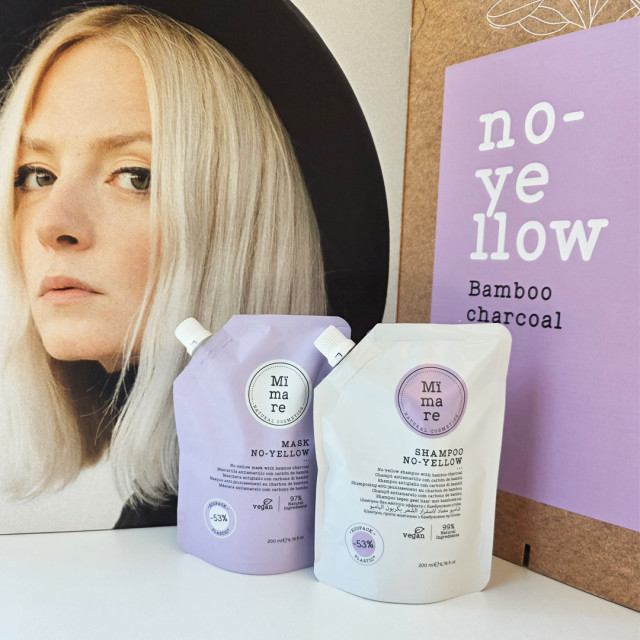 Матиращ комплект шампоан и маска Mimare No-Yellow 2x200ml