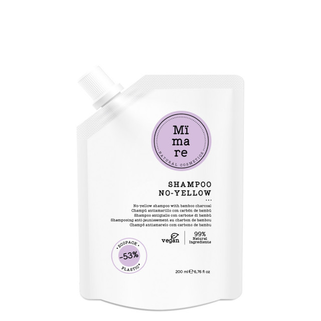 Анти-жълт шампоан с бамбуков въглен Mimare No-Yellow Shampoo 200ml