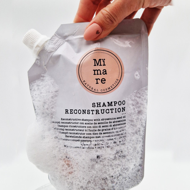 Възстановяващ шампоан с масло от абисиново семе Mimare Reconstruction Shampoo 200ml