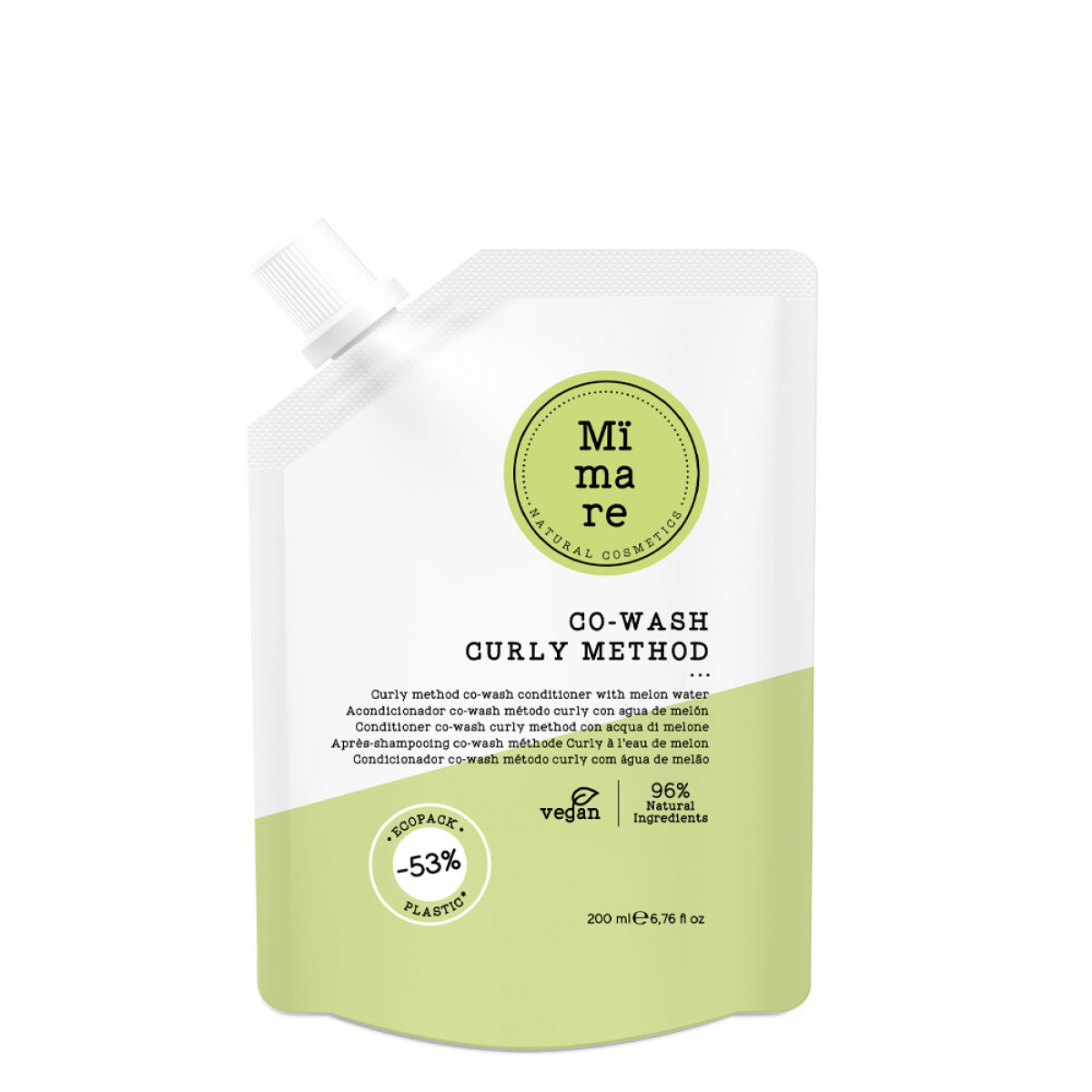 Измивен крем-балсам за къдрава коса Mimare Curly Method Co-Wash Conditioner 200ml