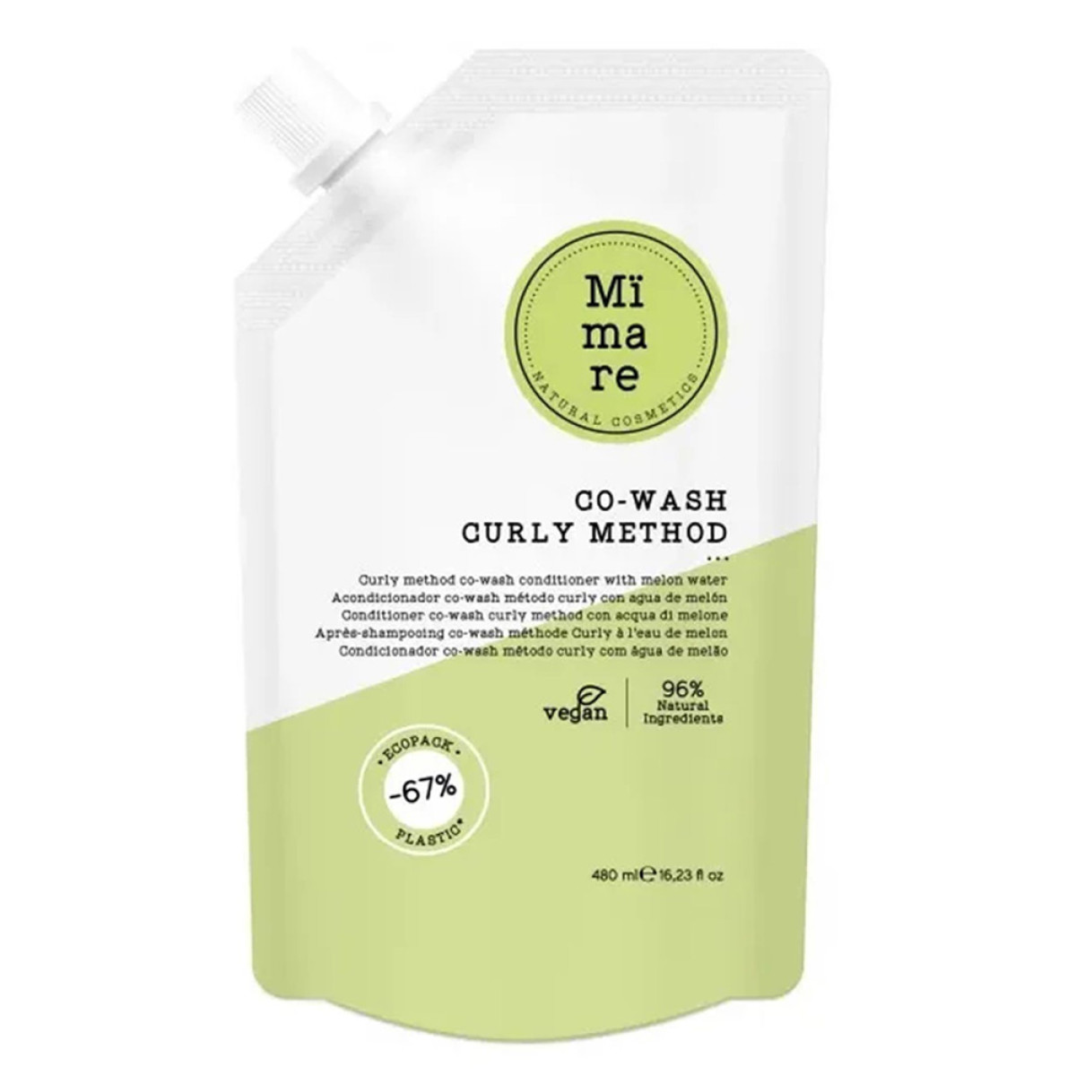 Измивен крем-балсам за къдрава коса Mimare Curly Method Co-Wash Conditioner 480ml
