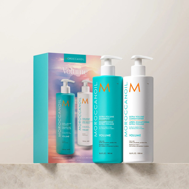 Комплект за обем на тънка коса Moroccanoil Extra Volume 2x500ml