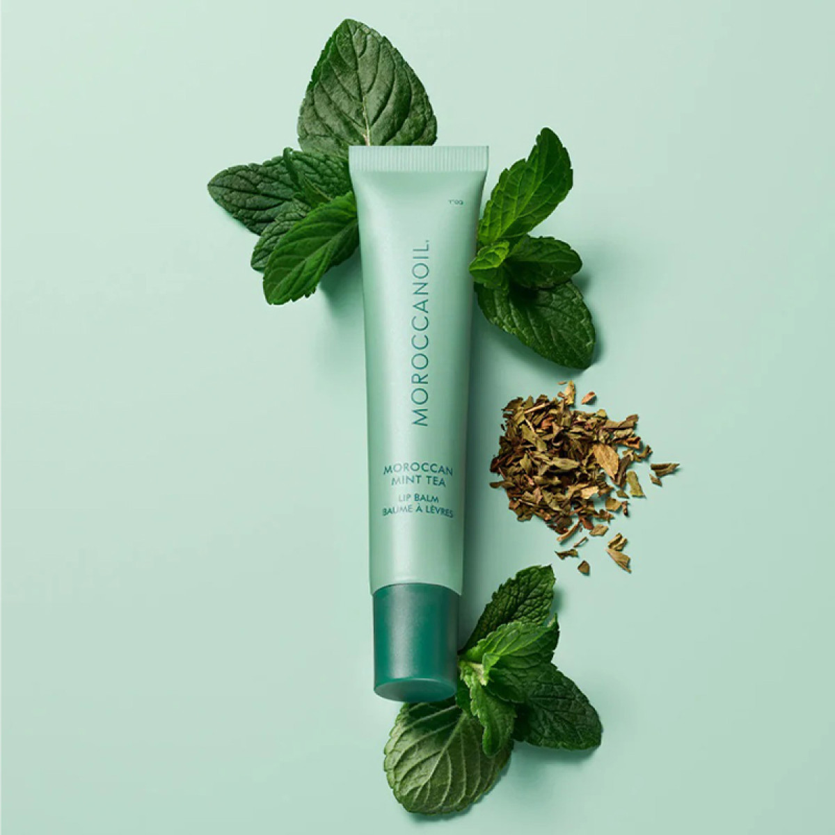 Подхранващ балсам за устни Moroccanoil Lip Balm Moroccan Mint Tea 15ml