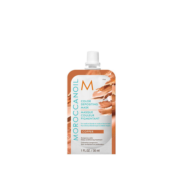 Оцветяваща маска в меден цвят Moroccanoil Color Depositing Mask Copper 30ml