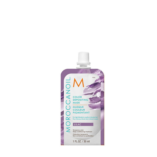 Оцветяваща маска в лилав цвят Moroccanoil Color Depositing Mask Lilac 30ml