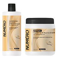 Подхранващ комплект шампоан и маска Brelil Numero Nourishing 2x1000ml