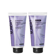 Изглаждащ комплект за непокорна коса Brelil Numero Smoothing 2x300ml