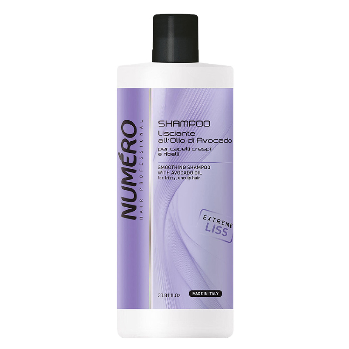 Изглаждащ шампоан с масло от авокадо Brelil Numero Smoothing Shampoo 1000ml