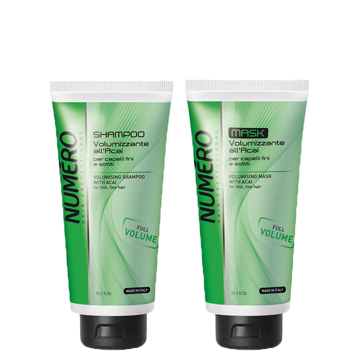 Комплект за обем и плътност Brelil Numero Volumising 2x300ml