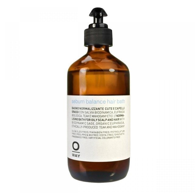 Ребалансиращ шампоан против себорея и мазен скалп OWAY Rebalancing Sebum Balance Hair Bath 240 ml 