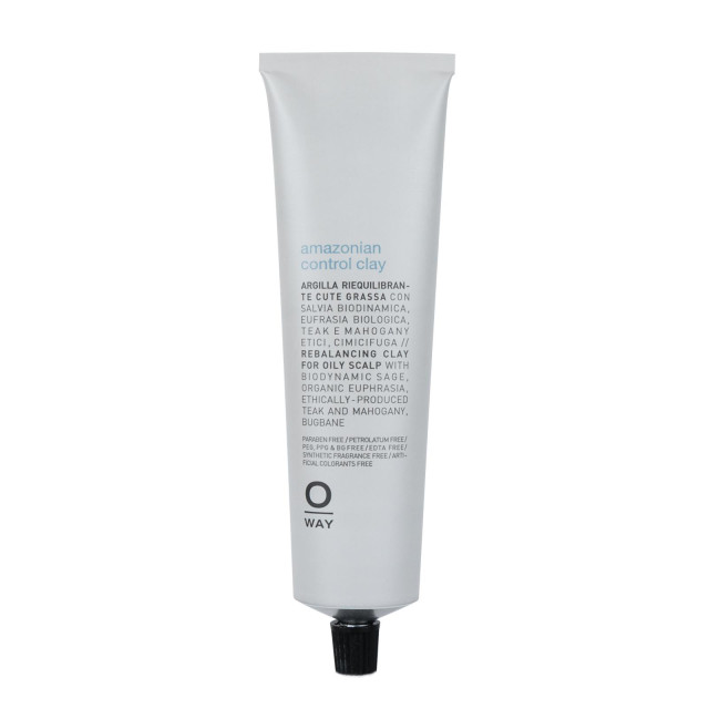Ребалансираща амазонска глина против себорея и мазен скалп OWAY Rebalancing Amazonian Control Clay 150 ml 