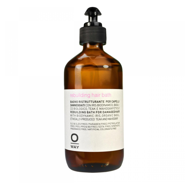 Възстановяващ шампоан за увредена коса OWAY Rebuilding hair bath 240 ml