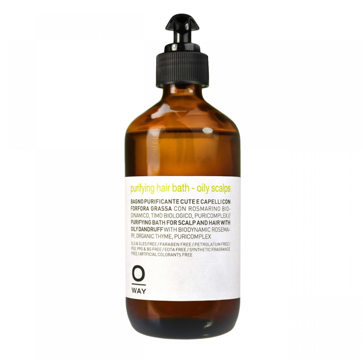 Шампоан против пърхот за мазен скалп OWAY No Dandruff  Purifying hair bath - oily scalps 950 ml