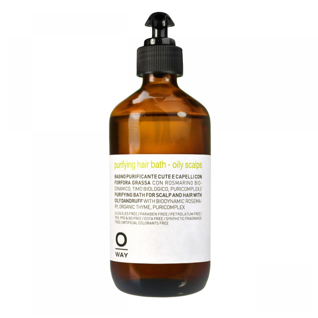 Шампоан против пърхот за мазен скалп OWAY No Dandruff  Purifying hair bath - oily scalps 950 ml