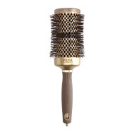 Четка тип "пясъчен часовник" за къдрици и обем Olivia Garden Expert Blowout Curl Wavy Bristles Gold and Brown 55mm