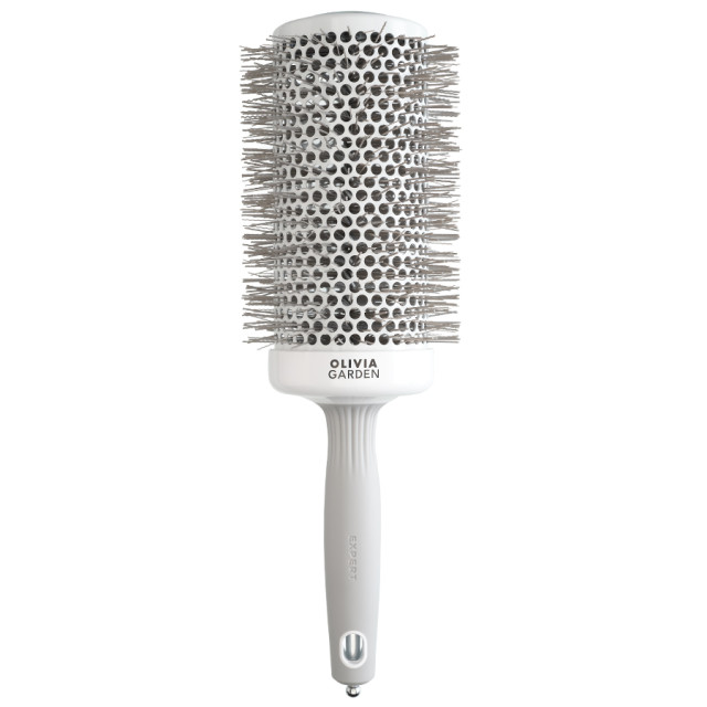 Четка за бързо изсушаване Olivia Garden Expert Blowout Speed White and Grey 65mm
