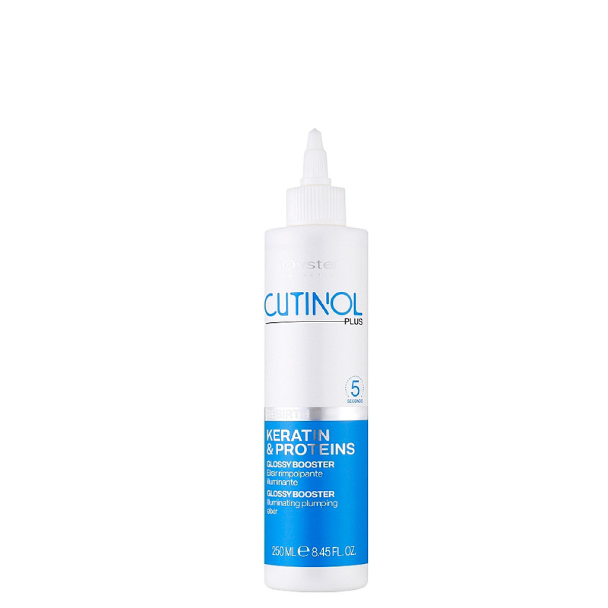 Възстановяващ бустер с кератин и протеини Oyster Cutinol Rebirth ​​​​Glossy Booster 250ml