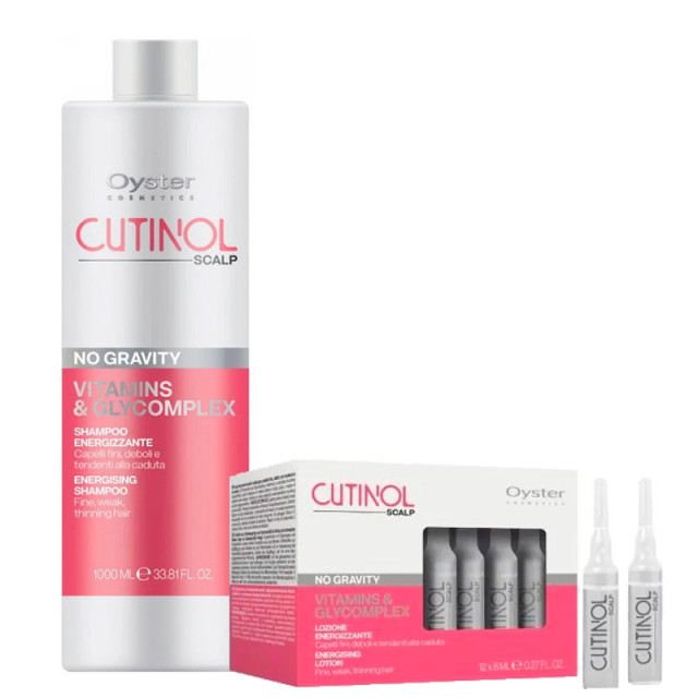 Енергизиращ комплект шампоан и лосион против косопад Oyster Cutinol No Gravity 1000/12x8ml