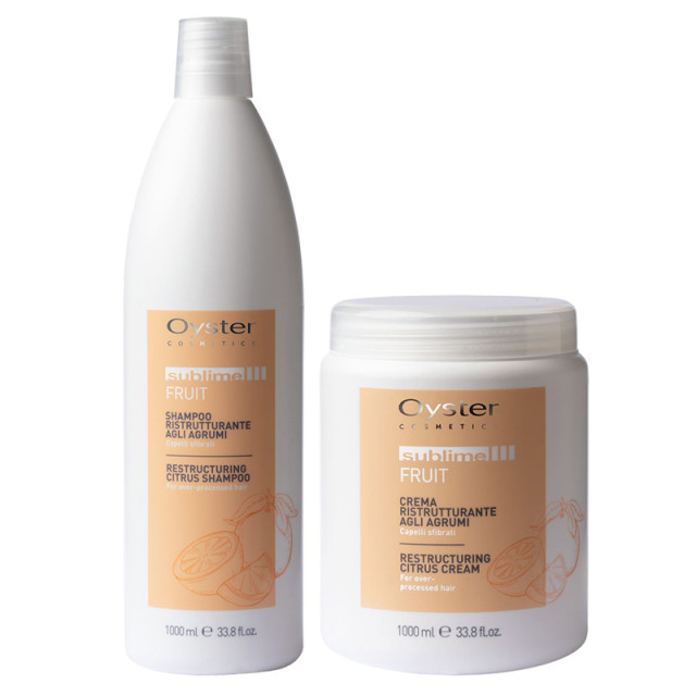 Комплект шампоан и маска с антиоксидантно действие Oyster Sublime Citrus 2x1000ml