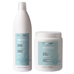 Хидратиращ комплект шампоан и маска с мляко за всеки тип коса Oyster Sublime Milk Moisturising 2x1000ml