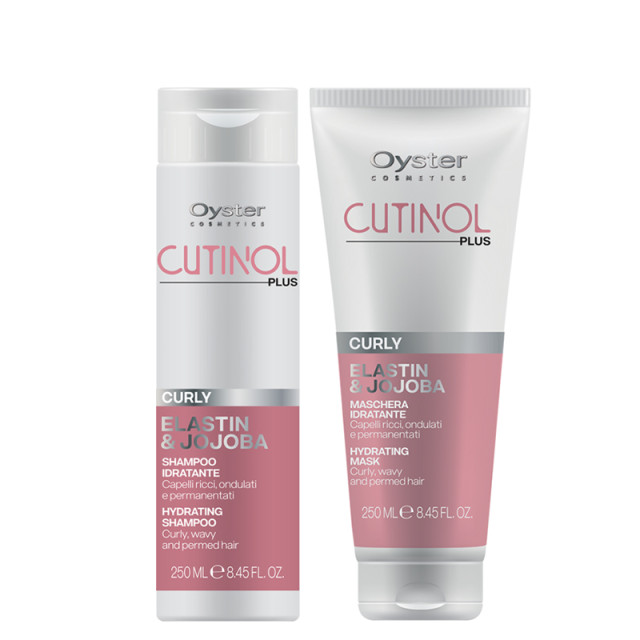 Дисциплиниращ комплект за къдрава коса Oyster Cutinol Plus Curly 2x250ml