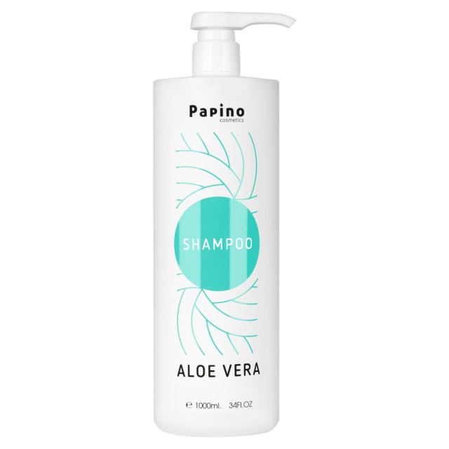 Дълбоко хидратиращ безсулфатен шампоан с Алое Вера Papino Cosmetics Aloe Vera Shampoo 1000ml