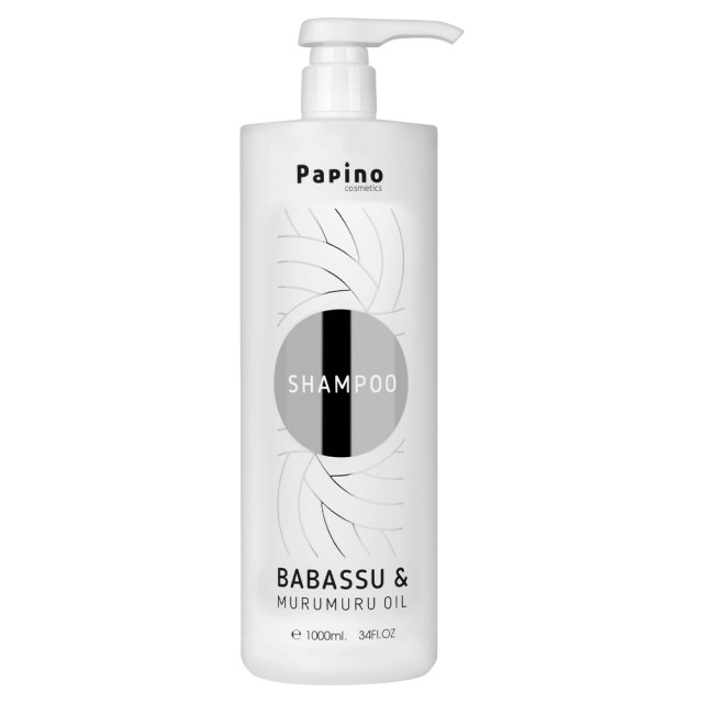 Реконструиращ шампоан с масло от бабасу и мурумуру  Papino Cosmetics Babassu and Murumuru Shampoo 1000ml
