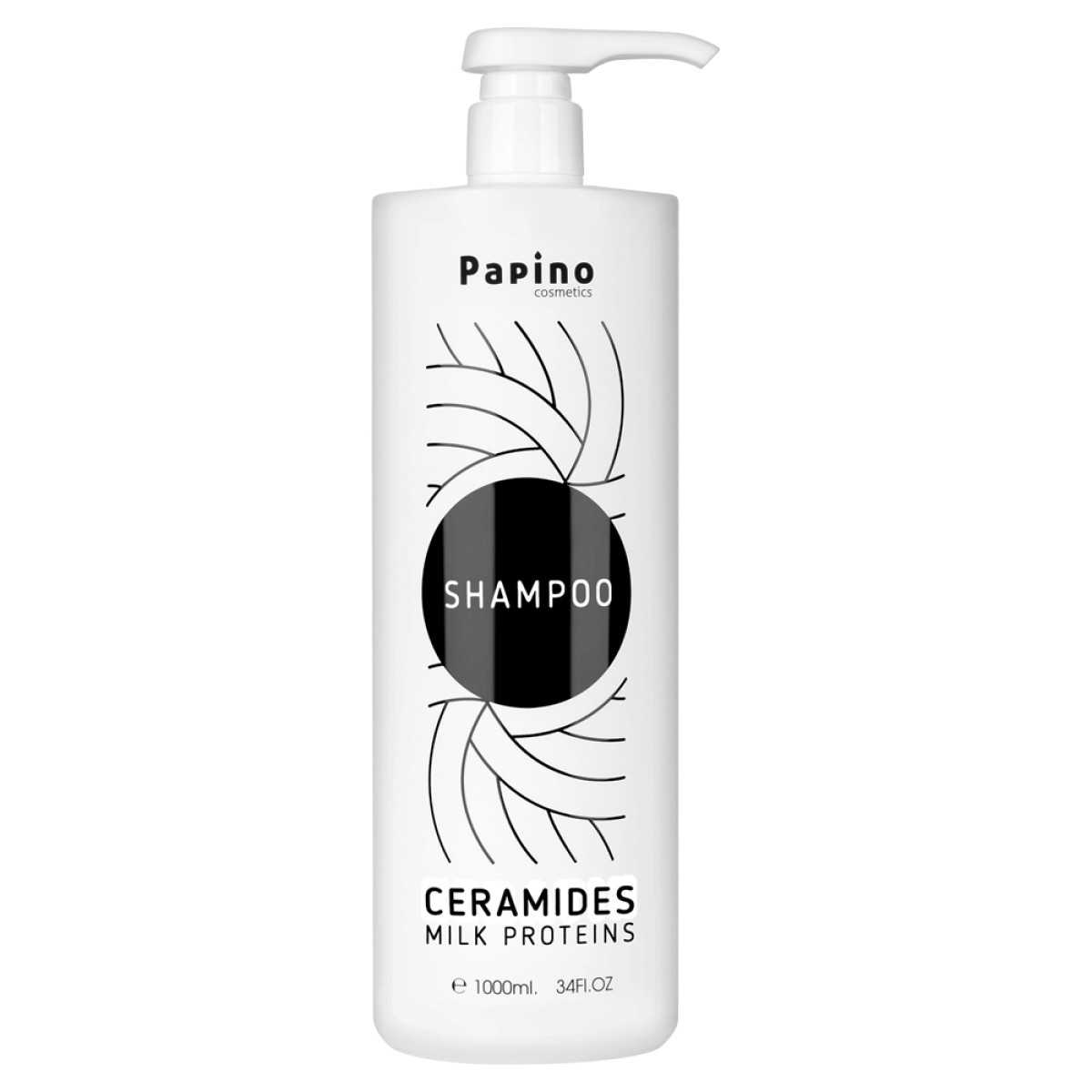 Хидратиращ шампоан с млечен протеин за всеки тип коса Papino Cosmetics Milk Protein Shampoo 1000ml