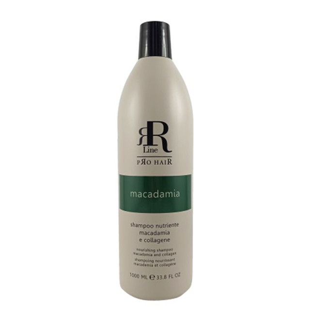 Подхранващ шампоан с масло от макадамия и колаген RR Line Macadamia Star Nourishing Shampoo 1000ml 