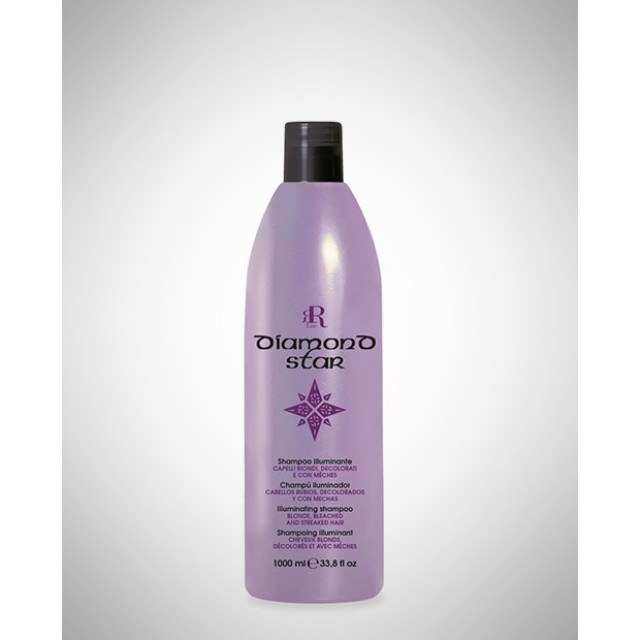 Шампоан за блясък  с диаманти RR Line Diamond Star Illuminating Shampoo 1000ml