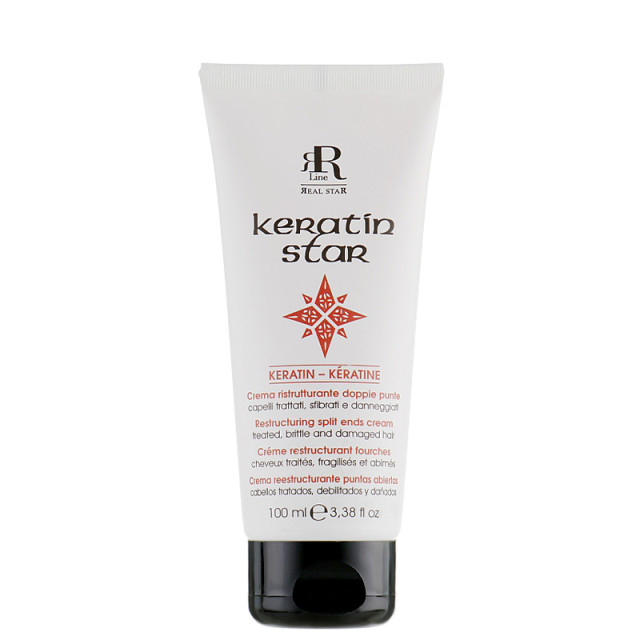 Крем за нацъфтели краища с кератин и карите RR Line Keratin Star Restructuring Split Ends Cream 100ml
